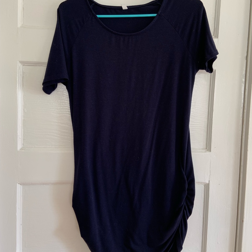 Navy Maternity Top